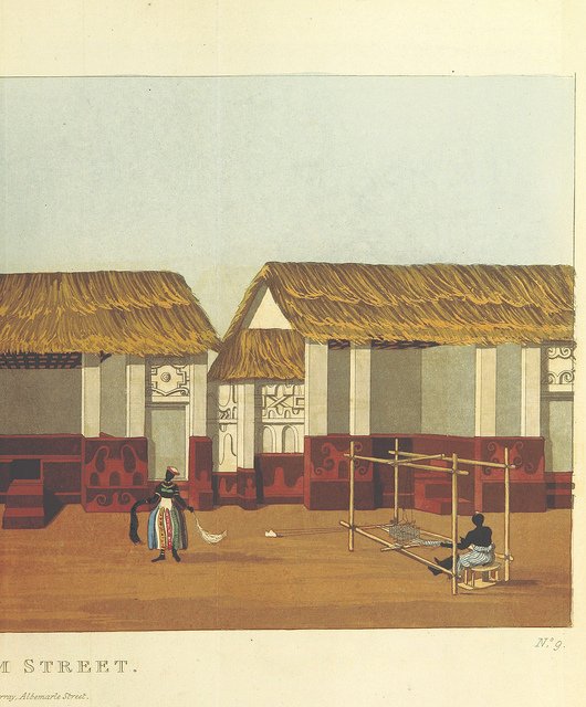 古代时期Ashanti 纺织品和染料，1819 年