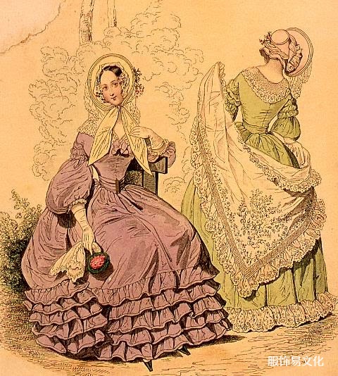 浪漫主义女装1836-1842：慵懒的六年