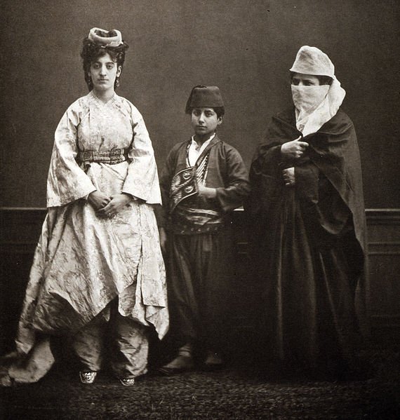 1911年土耳其女装特点-全球服装史