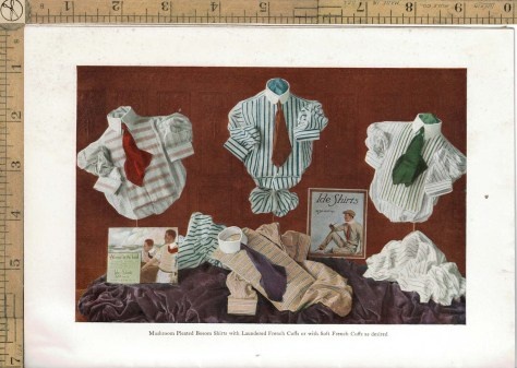 1915年男装衬衫、领子和袖口书籍