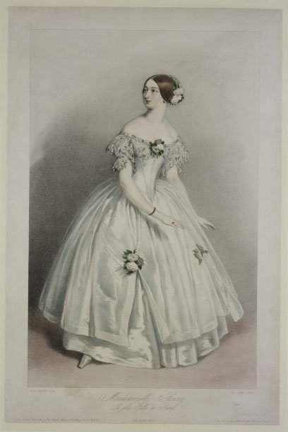 英国1840年代服装史时尚史