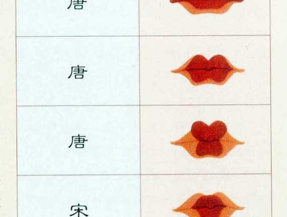 中国妆容历代女性唇妆样式表