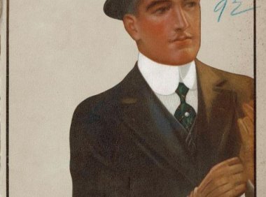 1915年男装衬衫、领子和袖口书籍