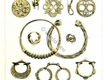 各种各样的埃及装饰品