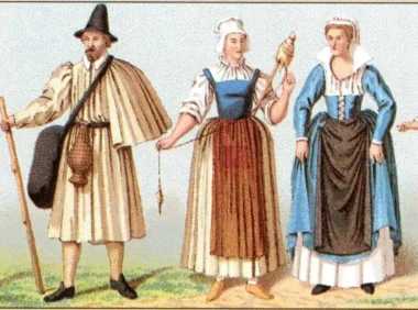 法国16世纪的农民和士兵服饰