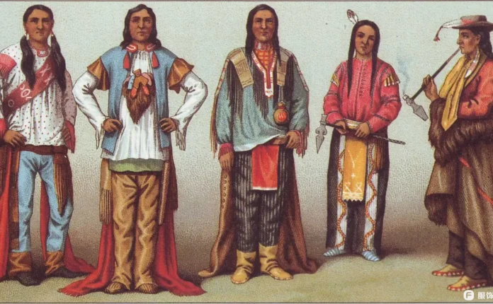 美洲印第安人 – 尤特人 – 苏族人 – 爱荷华州服饰