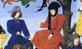 西方1300 年至 1500 年间的男士简易帽子