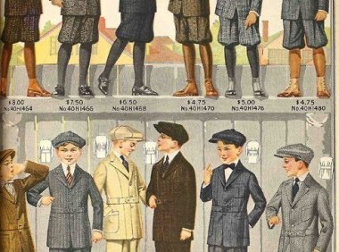1920-1930男孩的服装