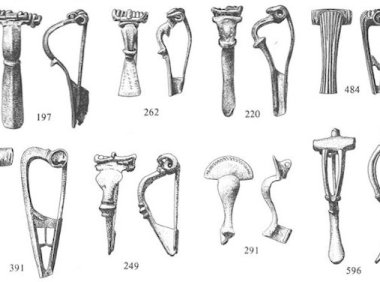 FIBULA（别针）希腊和罗马服装上的别针