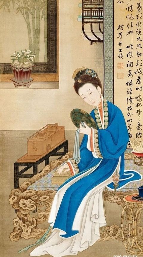汉服图画——清朝十二美女